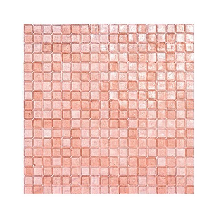 WaterGlass Crimson Glass Mosaic Tile