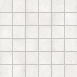 Bedrosians Area 51 - White Matte Porcelain Mosaic