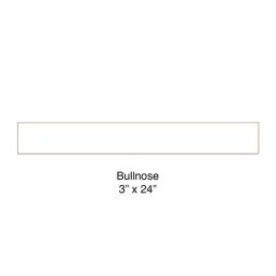 Tesoro Mayfair - Allure Ivory Matte Bullnose 3" x 24"