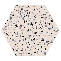 Zio Abstract - Talco 8" x 9" Porcelain Hexagon Tile