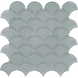 Tesoro Element - Shadow Scallop Glass Mosaics