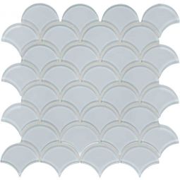 Tesoro Element - Skylight Scallop Glass Mosaics