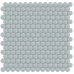 Tesoro Element - Cloud Penny Round Glass Mosaics