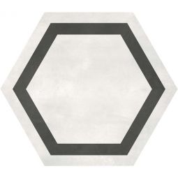 Tesoro Form - Ivory Frame Hexagon Tile