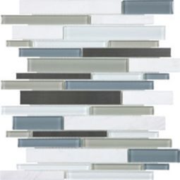Tesoro Glass/Stone/Stainless - Nordic Storm Linear Blend