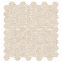 Tesoro Mayfair - Allure Ivory Hexagon Polished 1.25" x 1.25"