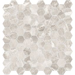 Tesoro Mayfair - Stella Argento Hexagon Polished 1.25" x 1.25"
