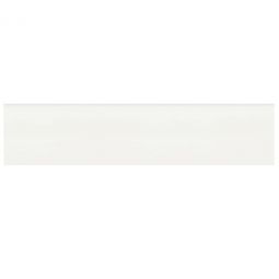 Tesoro Soho - Canvas White Glossy 2" x 8" Bullnose