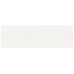 Tesoro Soho - Canvas White Matte 2" x 6" Bullnose