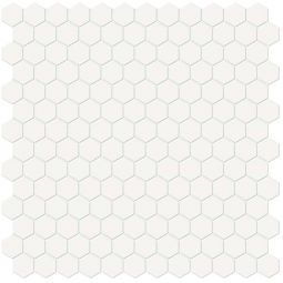Tesoro Soho - Canvas White Matte 1" Hex Mosaic