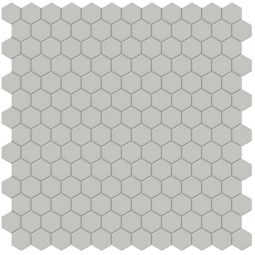 Tesoro Soho - Loft Grey Matte 1" Hex Mosaic