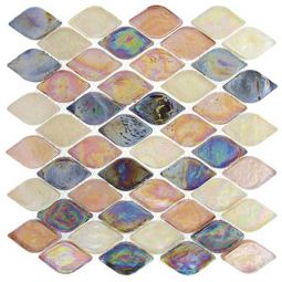 Zio Aquatic - Glossy Spectrum Glass Mosaic