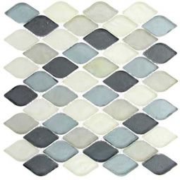 Zio Aquatic - Grey Scale Glass Mosaic