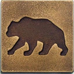 Solid Bronze Dots B-209 - 2" Bear