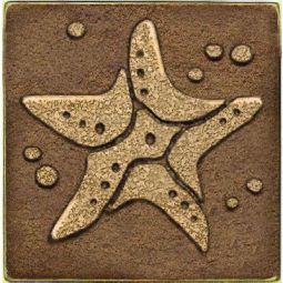 Solid Bronze Dots B-212 - 2" Starfish
