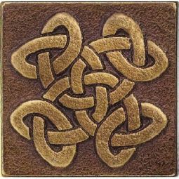 Solid Bronze Dots B-61 - 2" Bold Celtic Knot