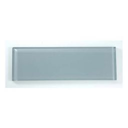 Zio Crystile - Gray Sky 4" x 12" Glass Tile