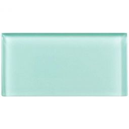 Zio Crystile - Soft Mint 3" x 6" Glass Tile