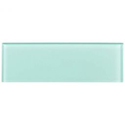 Zio Crystile - Soft Mint 4" x 12" Glass Tile