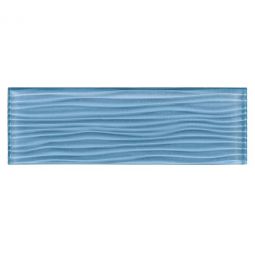 Zio Crystile - Pacific Ocean Wave 4" x 12" Glass Tile