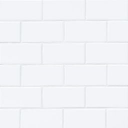 Bedrosians Traditions - Ice White Matte 3" x 6" Wall Tile