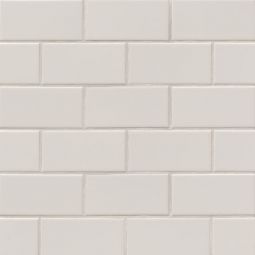 Bedrosians Traditions - Tender Gray Gloss 3" x 6" Wall Tile