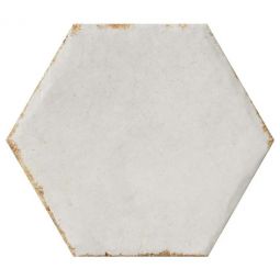 Tesoro Cotto Del Campiano - Bianco Antico Hex Porcelain Tile