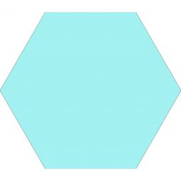 Tesoro Basic Hex - Aqua Hexagon Porcelain Tile