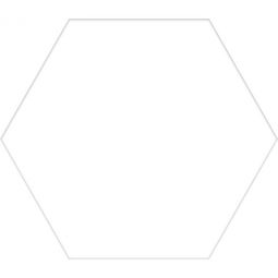 Tesoro Basic Hex - White Hexagon Porcelain Tile