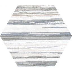 Tesoro Flow - Grey Hexagon Porcelain Tile