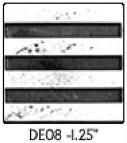 Solid Pewter Dots DE21 - 1.25" Stripe