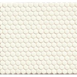 Bedrosians 360 - White Gloss Penny Rounds Porcelain Mosaics