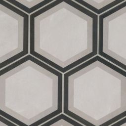 Bedrosians Allora - Telaio Matte Hexagon Floor and Wall Tile