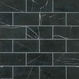 Absolute Black 3 x 12 Honed Granite Tile
