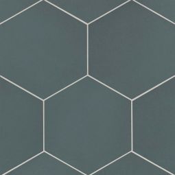 Bedrosians Makoto - Arashi Blue 10" x 10" Hex Floor & Wall Tile