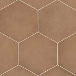 Bedrosians Makoto - Umi Terracotta 10" x 10" Hex Floor & Wall Tile