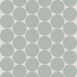 Bedrosians Marin - Aloe Green 2" Penny Round Matte Porcelain Mosaic