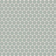 Bedrosians Marin - Aloe Green 3/4" Penny Round Matte Porcelain Mosaic