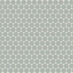 Bedrosians Marin - Aloe Green 3/4" Penny Round Matte Porcelain Mosaic