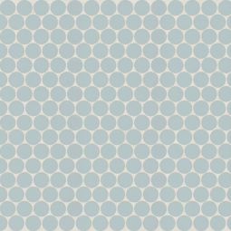 Bedrosians Marin - Misty Blue 3/4" Penny Round Matte Porcelain Mosaic