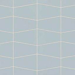 Bedrosians Marin - Misty Blue Trapezoid Matte Porcelain Mosaic