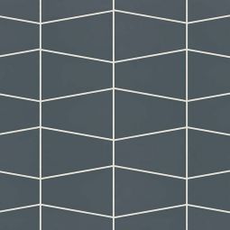 Bedrosians Marin - Midnight Tide Trapezoid Matte Porcelain Mosaic