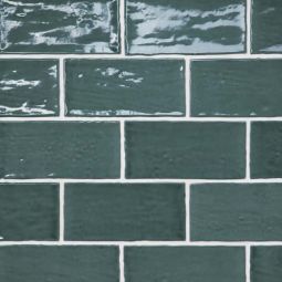 Bedrosians Marin - Ocean Teal 2.5" x 5" Ceramic Wall Tile