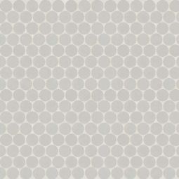 Bedrosians Marin - Pebble Gray 3/4" Penny Round Matte Porcelain Mosaic