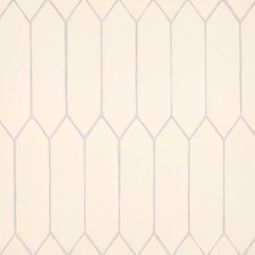 Bedrosians Reine - Ivory Matte 3" x 12" Picket Wall Tile
