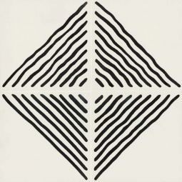 Bedrosians Rothko - Half Diamond 9" x 9" Matte Ceramic Field Tile