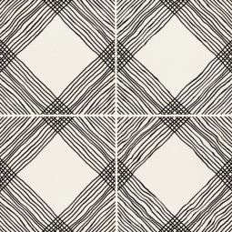 Bedrosians Rothko - Linear Squares 9" x 9" Matte Ceramic Field Tile