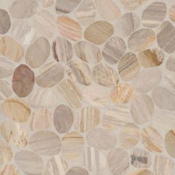Bedrosians Waterbrook - Fossil Wood Medium Tumbled Mosaic