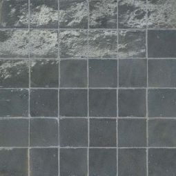 Bedrosians Zagora - Charcoal 2" x 2" Glossy Zellige Mosaic Tile