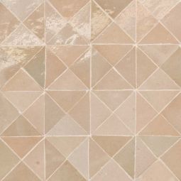 Bedrosians Zagora - Ivoire Triangle Glossy Zellige Mosaic Tile
